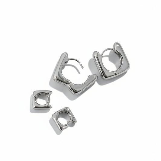 Geometric U-Shaped Earrings
