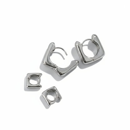 Geometric U-Shaped Earrings