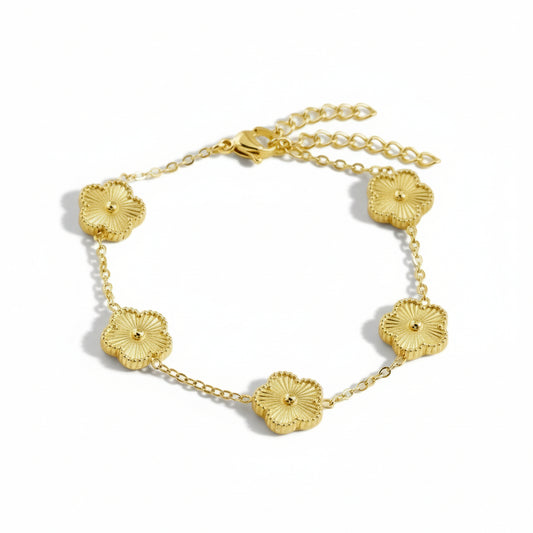 Gold Flower Bracelet