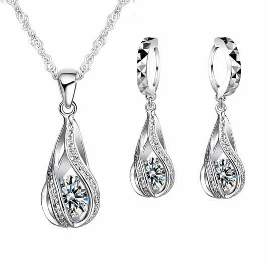 Water Drop CZ Set